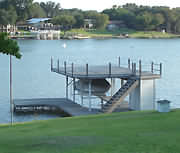 Blue Water Lake House on Lake LBJ in Kingsland, Texas