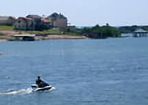 Lake LBJ Lake House in central Texas